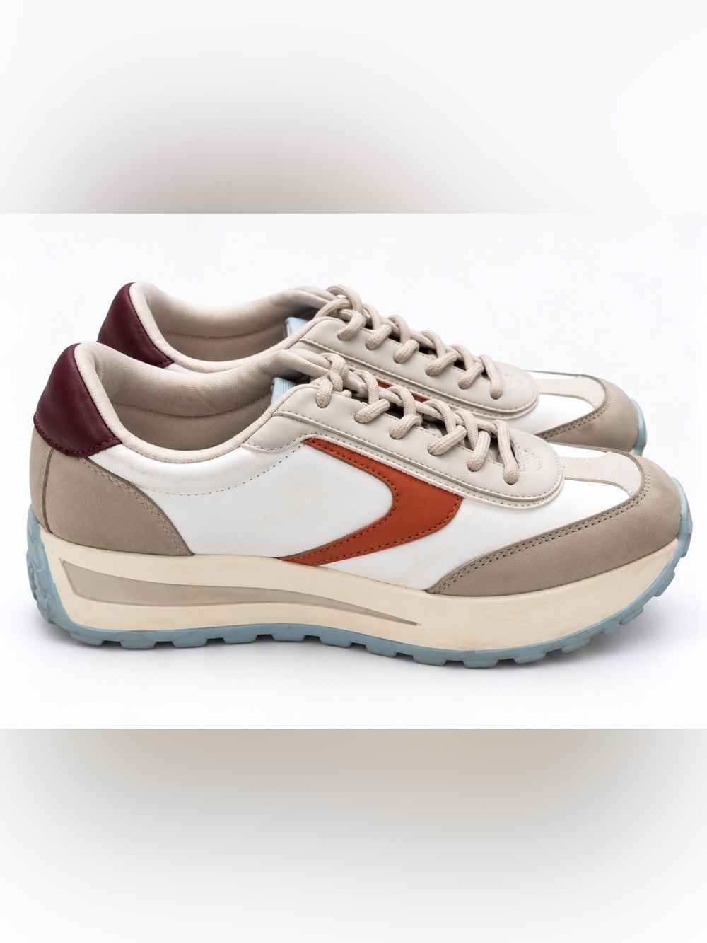 Wild Fable Chunky Platform Retro Sneakers Women’s Size 8.5 Colorblock - Picture 4 of 8